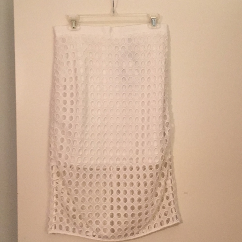 Banana Republic Fun White Skirt